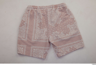 Tony Clothes  344 beige ornamental patterned shorts casual clothing…